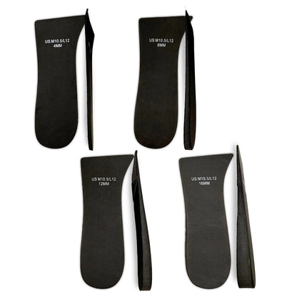 Heel Lift Insoles for Leg Length Discrepancy by Jacked Up Footwear (US Sizes)